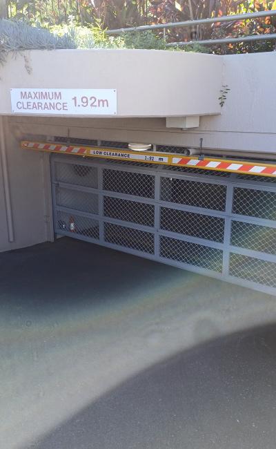 Great parking secure tram stop 100 metres away