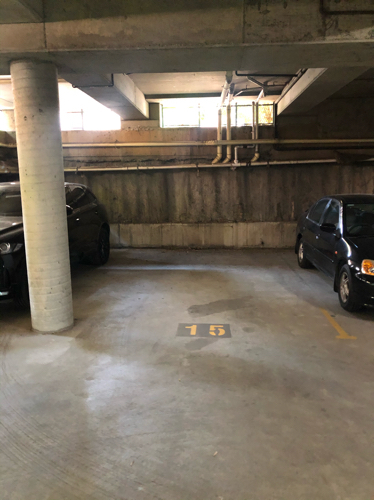 Large size underground parking, remote access