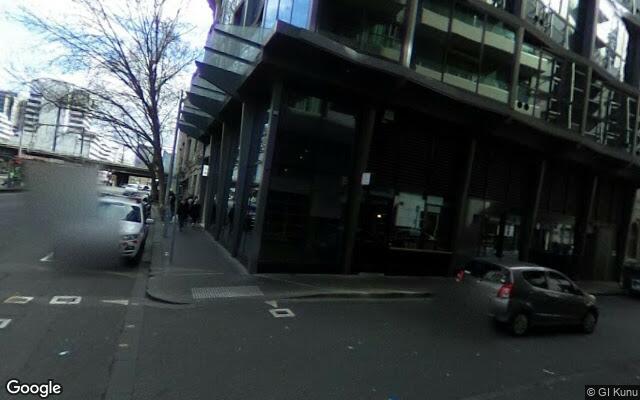 Undercover parking on Flinders St in Melbourne