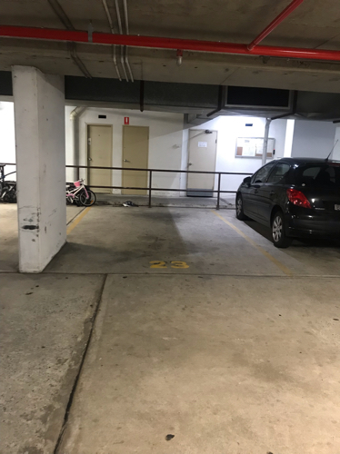 Car parking space in Bondi. Security fob for entry