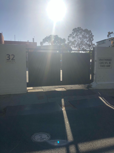 Secured indoor boundary walled parking spot available at Queens Road beside St Kilda Rd.