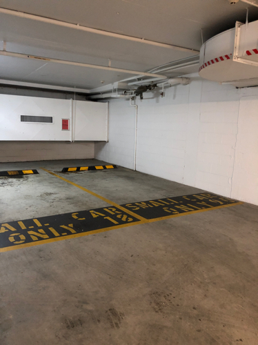 Secured car space with remote & 24/7 access