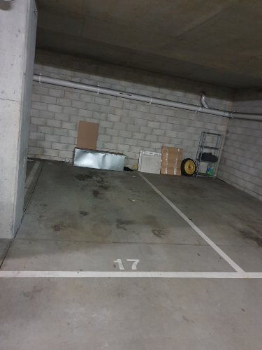 Under cover parking space for a lease
