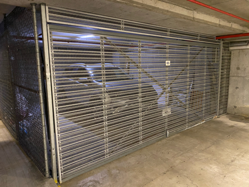 Secure, undercover shared garage