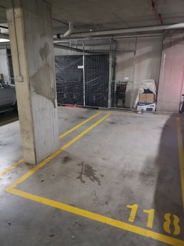 Secured indoor parking lot in Clemton Park