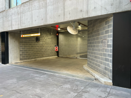 -1 floor car parking in city