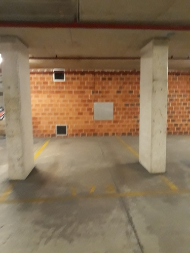 Secure, basement parking close to public transport, offices and shops.