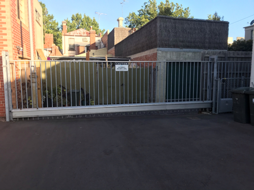 Easy, off-street gated spot in East Melbourne!