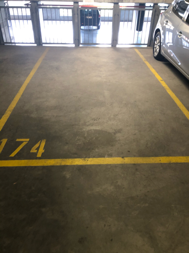 Indoor lot parking on Spencer St in Melbourne