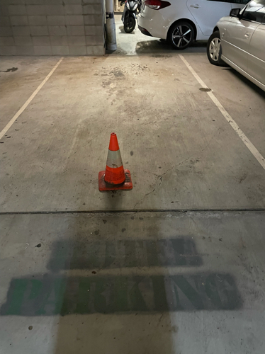 Secure underground car park