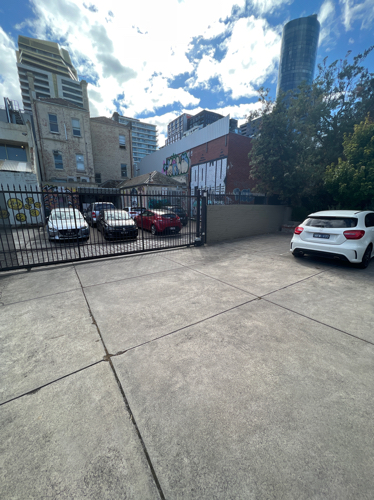 Secure car park next to South Yarra Station