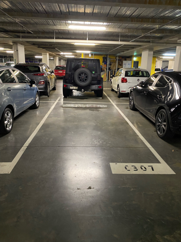Indoor lot parking on Sterling Cct in Camperdown