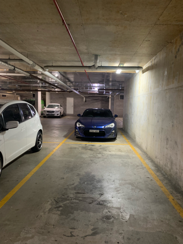Secure underground car park