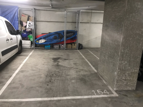 Indoor lot parking on Collins St in Melbourne