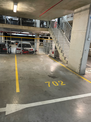 A secure space in an underground car park in the heart of Bondi junction.