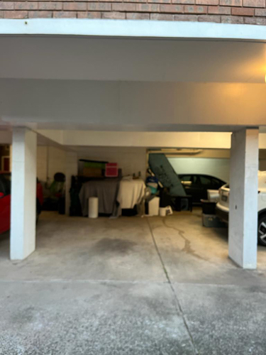 Secure parking right by the beach. 24h access