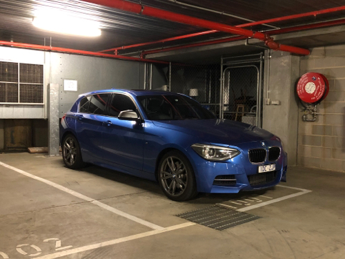 Indoor lot parking on St Kilda Rd in Melbourne