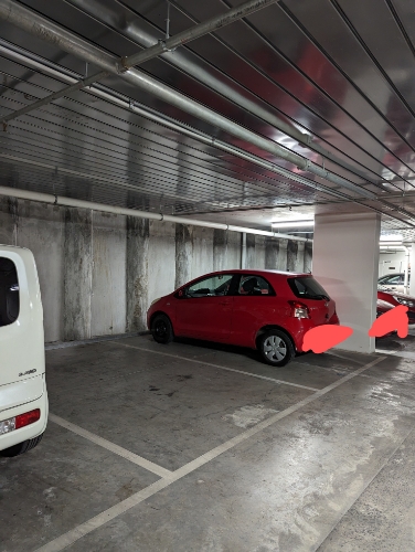 Parking space next to Sydney Road, Brunswick