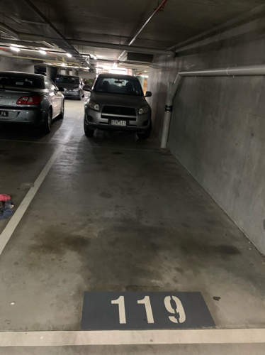 Indoor lot parking on La Trobe Street in West Melbourne Victoria