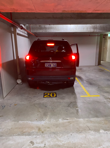 Indoor lot parking on Adelaide Terrace in East Perth Western Australia