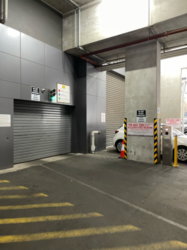 Indoor lot parking on Elizabeth Street in Melbourne Victoria