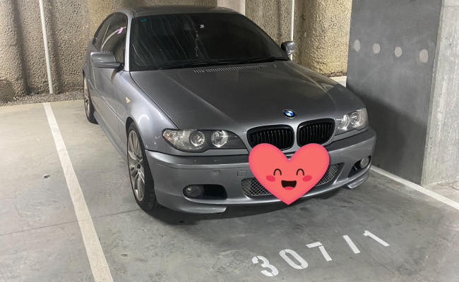 Parking space in city