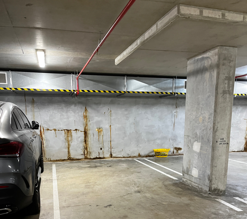 Undercover Carpark in Newstead (for MODE APARTMENTS RESIDENT ONLY) car park entry from Wyatt street