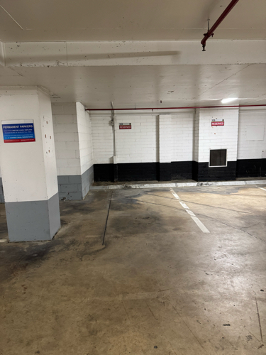 Indoor lot parking on Flinders Lane in Melbourne Central Business District Victoria
