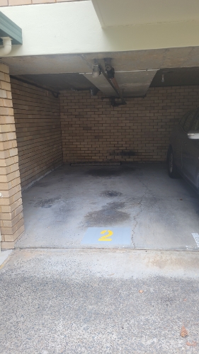 Undercover spot for a small car unrestricted access