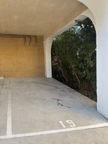 Undercover parking on Lennon Street in Parkville Victoria