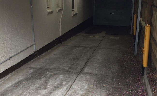 Secure car storage space No. 2 Safe Undercover Driveway Parking next to Tram to City and Bus to Rail